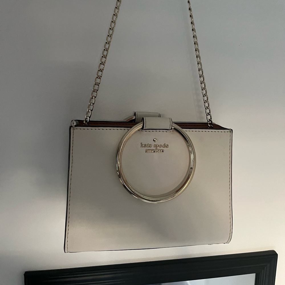 Kate spade mini white bag